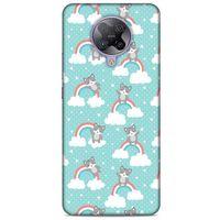 Lopard Xiaomi Poco F2 Pro Uyumlu Kılıf Kediler (24) Darbe Emici Kılıf Gökkuşağı