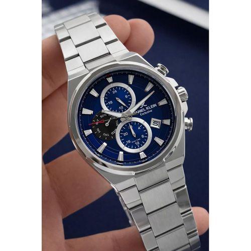 Daniel Klein İtalyan Tasarım Bilekli Hediyeli 2 Yıl Garantili Çelik Kordon Erkek Kol Saati Y10769.2