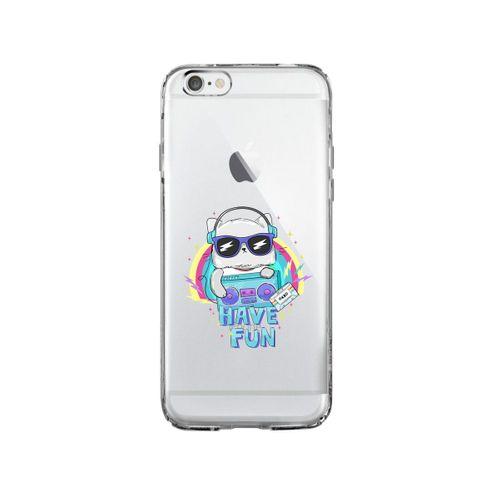 iPhone 6 Have Fun Desenli Premium Şeffaf Silikon Kılıf