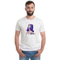 Katy Perry California Gurls Baskılı Beyaz Erkek Tshirt