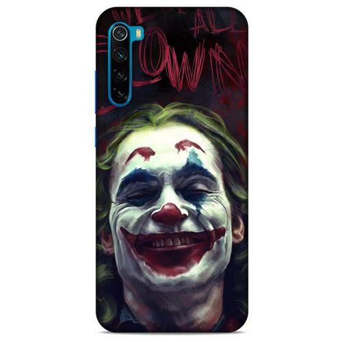Xiaomi Redmi Note 8T Uyumlu Kılıf Joker (16) Kalın Kılıf Siyah Kırmızı