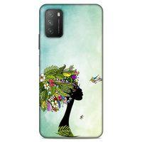 Lopard Xiaomi Poco M3 Uyumlu Kılıf Sürreal Yüzler ♀ (37) Silicone Cover Baskılı