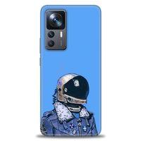 Xiaomi Mi 12T Kılıf HD Baskılı Kılıf - Mavi Astronot + Tam Ekran Koruyucu