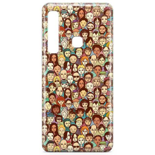 Samsung Galaxy A9 2018 Kılıf Binbir Surat Arka Kapak Koruma Desenli Full Koruyucu