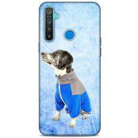Oppo Realme 5i Kılıf Köpek Kıyafetleri (37) Silicone Cover Polar Mont
