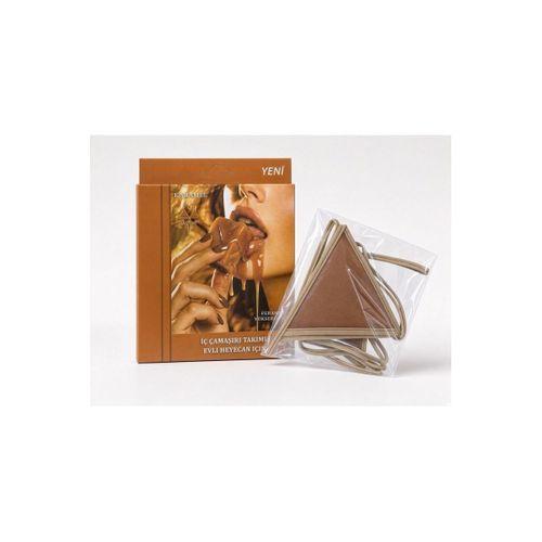 Karamel Aromalı Yenilebilir İç Çamaşırı Takımı