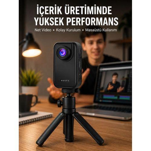 Günlük Kullanıma Uygun Mini Video Kamera Vlog Çekimleri İçin Yeni Nesil