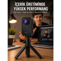 Günlük Kullanıma Uygun Mini Video Kamera Vlog Çekimleri İçin Yeni Nesil