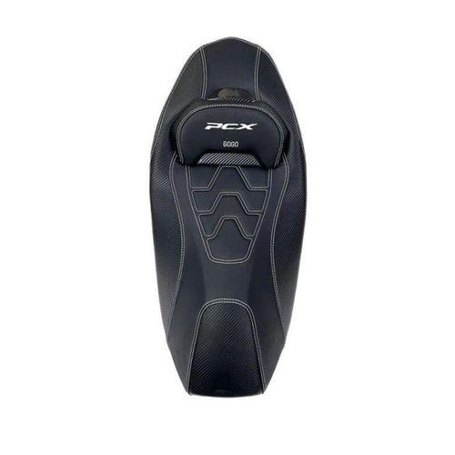 HONDA Honda Pcx 2021 - 2025 Uyumlu Spor Bel Destekli Beyaz Koltuk Sele