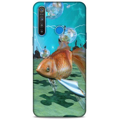 Lopard Oppo Realme 5i Uyumlu Kılıf Manipülasyon ☻ (29) Arka Koruma Kılıfı Baskılı