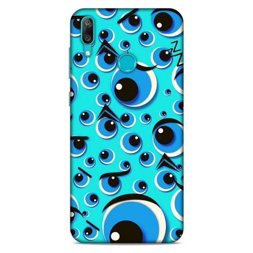 Nazarium (19) Desenli Silikon Kapak Huawei Y7 Prime 2019 Kılıf