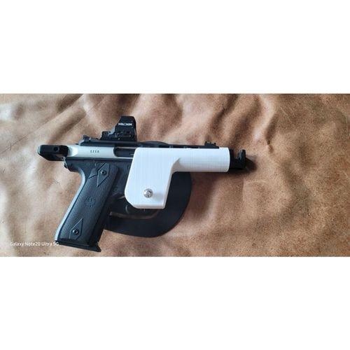 Ruger Mark 4 22 25 Optik Hazır Kılıf 3D Baskı (Bu ürün Sadece Plastik parçadır - Almadan Önce Soru Sorabilirsiniz)