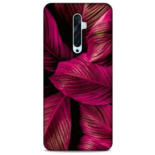Lopard Oppo Reno 2z Uyumlu Kılıf Bahar (4) Koruma Kılıfı Bordo
