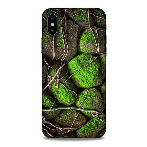 Apple iPhone XS Kılıf Baskılı Özel Seri Taşlı (46) Core Armor Kılıf