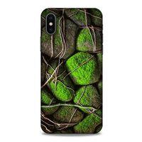 Apple iPhone XS Kılıf Baskılı Özel Seri Taşlı (46) Core Armor Kılıf