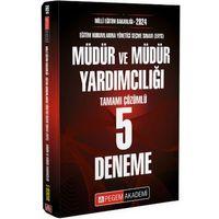 2024 MEB EKYS Müdür ve Müdür Yardımcılığı Tamamı Çözümlü 5 Deneme Pegem Yayınları