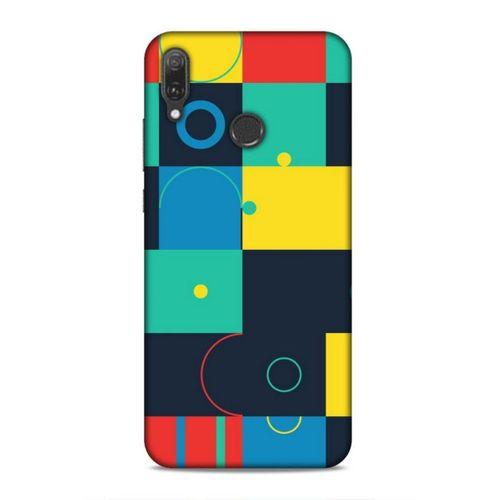 Huawei Y9 2019 Uyumlu Kılıf Insomnia (13) Silikon Kap Yeşil Sarı