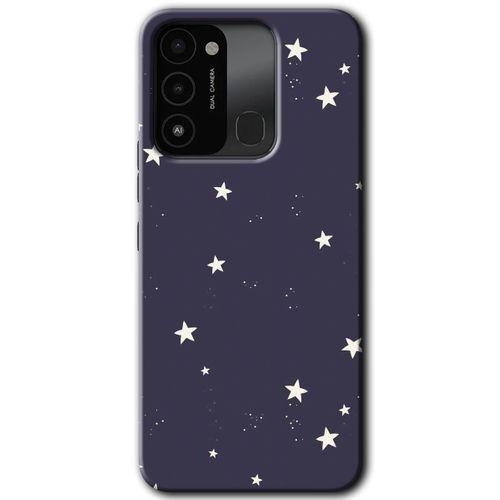 Tecno Spark 8C Kılıf HD Desen Baskılı Arka Kapak - Gökyüzü Yıldız