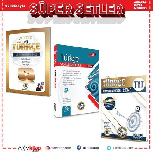 Bilgi Sarmal TYT Türkçe 39 Günde Video Ders Kitabı Soru Bankası ve Deneme Seti 3 Kitap