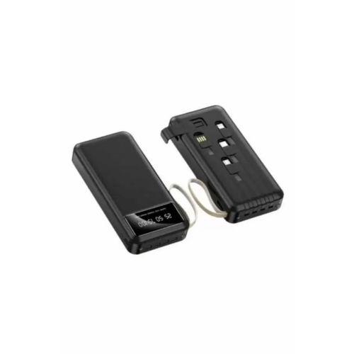 Powerbank Şarj Cihazı 4 Çıkışlı 20.000 Mah Powerbank Kompakt Yüksek Kapasiteli Hızlı Şarj