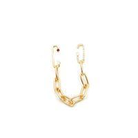 Tek Kulak Zincir Küpe - Altın