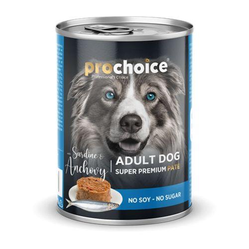 Prochoice Yetişkin Köpekler İçin, Sardalya Ve Hamsi Balıklı Ezme Konserve 12x400 gr
