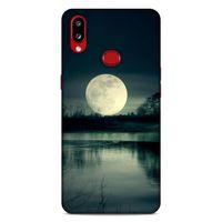 Lopard Samsung Galaxy A10s Uyumlu Kılıf Gece'S (36) Glitter Kılıf Ay Göl