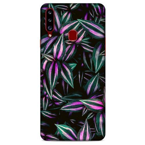 Lopard Samsung Galaxy A20s Uyumlu Kılıf Bahar (28) Arka Kapak Pembe Yeşil