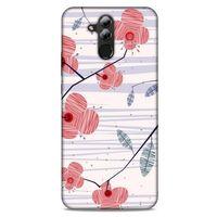 Huawei Mate 20 Lite Kılıf Japonya (26) Tpu Silikon Kılıf Japon Kiraz Çiçekleri