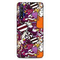 Lopard Huawei P Smart S 2020 Uyumlu Kılıf Soyut Sanat (32) Desenli Soft Silikon Kılıf