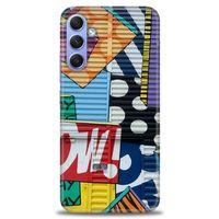 Samsung Galaxy A34 Kılıf HD Baskılı Kılıf - Grafiti + Tam Ekran Koruyucu