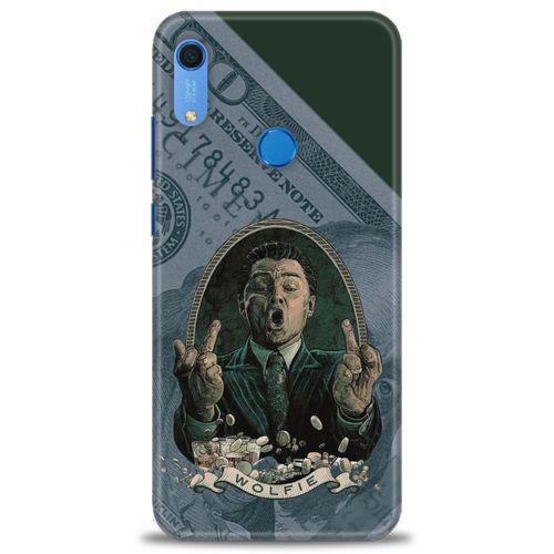 Huawei Y6S Kılıf HD Baskılı Kılıf - Dolar + Tam Ekran Koruyucu