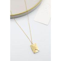 Mektup Kolye - Altın