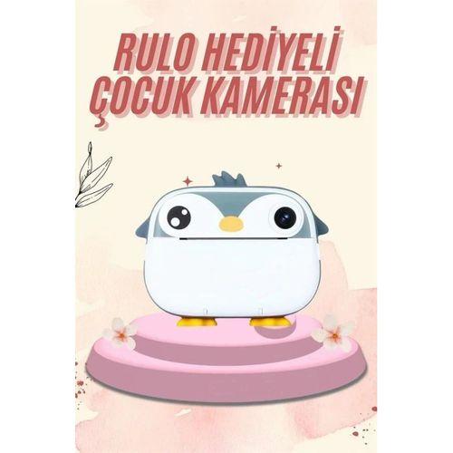 Dijital Hd Video Kamera Çocuk Fotoğraf Makinesi  Anlık Termal Rulo