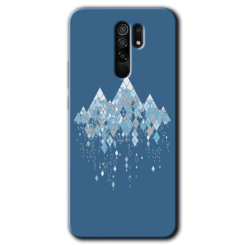 MRCİLETİSİM Xiaomi Redmi 9 Kılıf Baskılı Kapak - İceberg + 5D Tam Kaplayan Cam