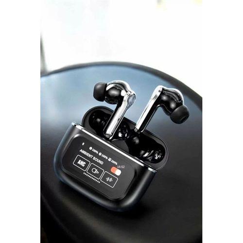 Kablosuz Bluetooth Kulaklık Ekranlı Uzun Şarj Süreli Anc Destekli
