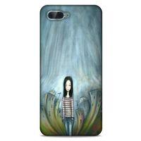 Oppo Rx17 Neo Kılıf Depresyon (22) Tam Koruma Kılıfı Fuşya Bordo