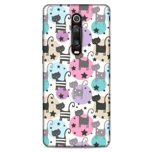 Lopard Xiaomi Mi 9T Uyumlu Kılıf Kediler (9) Kılıf Puantiyeli Kedi