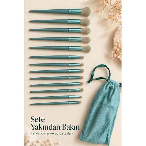 Profesyonel Kullanıma Uygun 13 Parça Makyaj Fırçası Takımı Fiber Kıllı