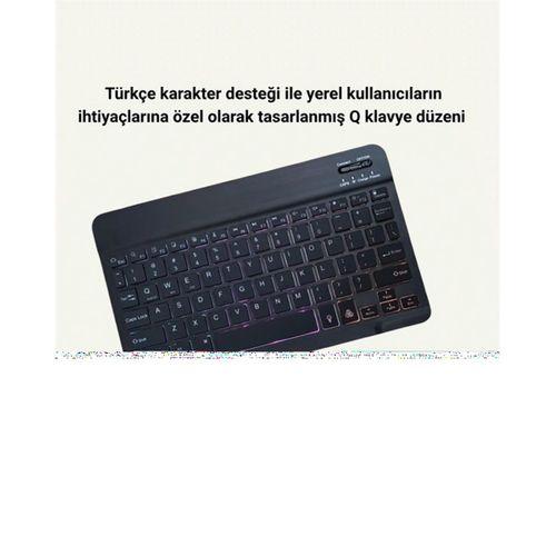 Şık Ve Sessiz Tasarımlı Işıklı Klavye Mouse Seti – Şarjlı, Wireless