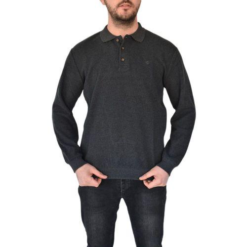 Erkek Büyük Beden Polo Yaka Sweatshirt 2260-BTL BGL-ST02353