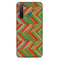 Lopard Oppo Realme 5 Pro Uyumlu Kılıf Wood'X (34) Slim Armor Kılıf Desenli