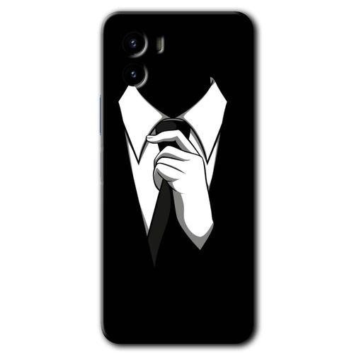 Vivo Y15s Kılıf HD Desen Baskılı Arka Kapak - Smokin