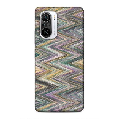Xiaomi Redmi K40 Uyumlu Kılıf Romans (47) Crystal Flex Kılıf Zig Zag