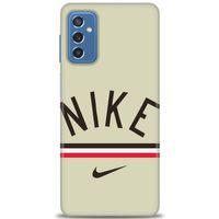 Samsung Galaxy M52 5G Kılıf HD Baskılı Kılıf - Nike + Tam Ekran Koruyucu