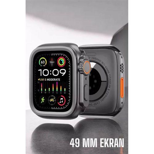 45 Mm Gri Kasa Ultra Akıllı Saat Sesli Görüşme, Sağlık Takibi, Suya Dayanıklı