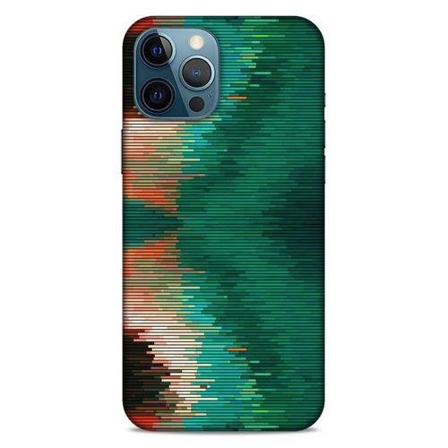 Lopard Apple iPhone 12 Pro Max Uyumlu Kılıf PiXel (15) Antişok Kılıf Çizgili