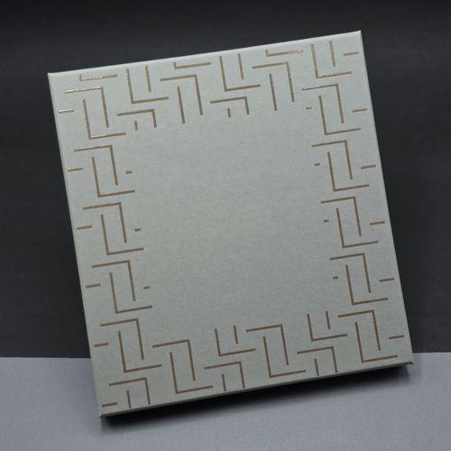 Gold Şeritli Mavi Defter Ve Kalem Seti