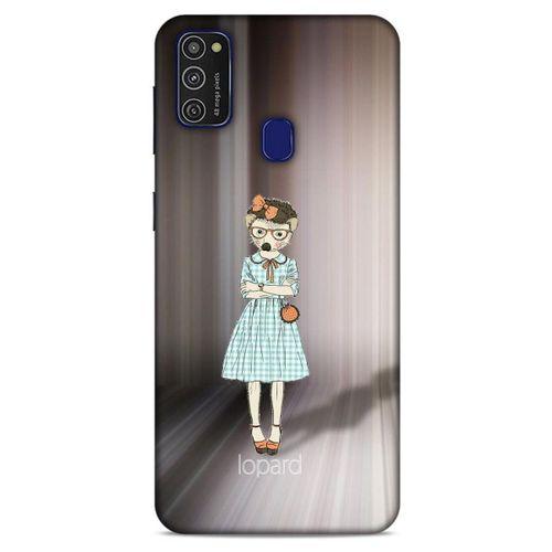 Samsung Galaxy M21 Kılıf FunnyMaX (34) Slim Armor Kılıf Kahverengi