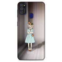 Samsung Galaxy M21 Kılıf FunnyMaX (34) Slim Armor Kılıf Kahverengi